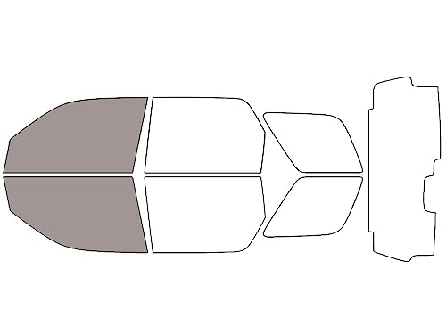 Rvinyl Window Tint Kit Compatible with Ford Escape 2008-2012 - Front Precut Kit - 50%