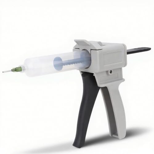 Nimomo Epoxid Klebepistole, 30ml Manuelle Dosierpistole Kartuschenpistole Presse Pistole, Einzelrohr Epoxidharz Pistole Spender Heißklebepistole Spenderpistole Für Epoxid-Kartusche