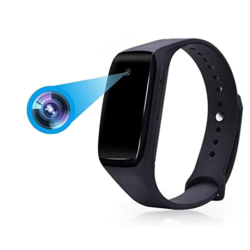 DDLC Wrist Band Camera Full HD 1080p Wearable Security Mini Recorder HD Video and Audio Recording Wristband Invisible Lens, Cam for Home/Office/Meeting Brand. (Hand Watch Camera)