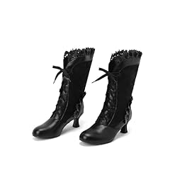 Lace Black Boots