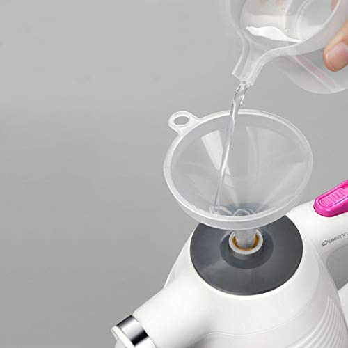 LTLWSH Vaporeta de Limpieza de Mano Portátil Multiusos Vaporizador Limpiador a Vapor con 9 Accesorios para Quitar Manchas en Tapicería de Coche, Hogar, Cocinas, Alfombras, Cristales, Sofá,Blanco - imagen 7