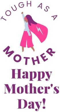 CafePress Tough As Mother Happy Mother Day Adjustable Baseball Cap