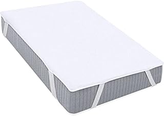 Utopia Bedding Waterproof Mattress Protector Double 140 x 200 cm, Breathable Terry Top Mattress Cover with Elastic Corner Straps