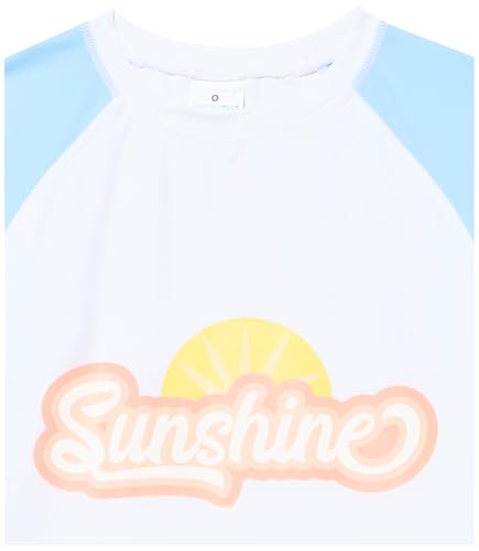 Image of Snapper Rock Girls' Sunshine Ls Rashguard Top (Toddler /Little Kids /Big Kids)