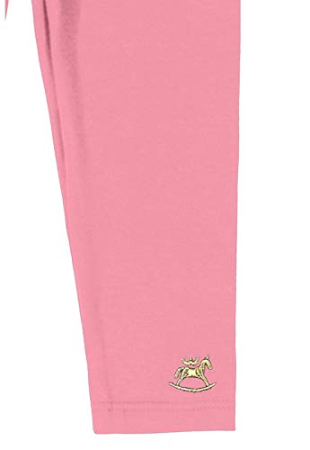 Calça Legging Cotton, Up Baby, Meninas, Rosa Peony, M