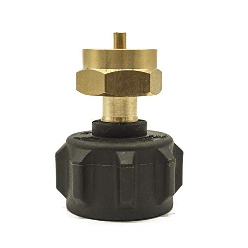 HIGHER MEN US Standard Outdoor Picnic Barbecue BBQ Cooking Gas Tank Propane Regulator Valve Propane Refill Adapter Stove Accessories (Material : Metal)