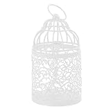 Nuestras hermosas jaulas decorativas para pájaros son ideales para la ceremonia de recepción de bodas, despedida de soltera, portatarjetas de regalo, jardines de rebaños colgantes, accesorios para fotomatón. Adornos para cumpleaños, cenas a la luz de las velas, comedor, sala de estar, salón, estudio y bar.