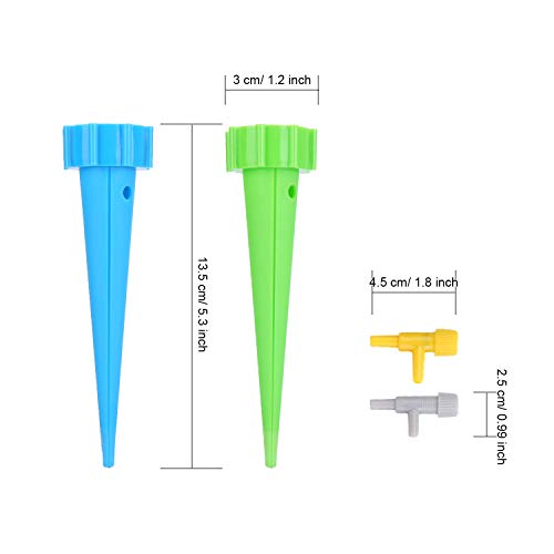 Freehawk Plant Waterer Automatic Self Watering Spikes Self Irrigation Watering System Self Drip Irrigation With Slow Release Control Valve Switch For Potted Plants (36Pcs) #TOP4