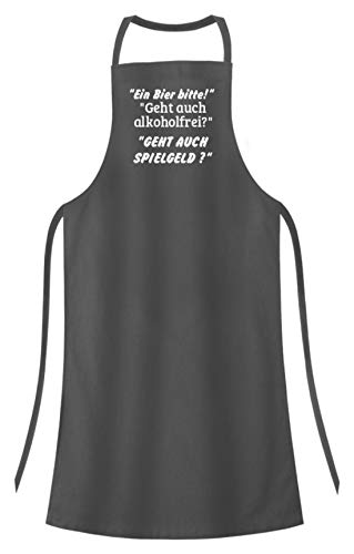 Tablier de barbecue de qualité supérieure gris pour éviter les taches de graisse