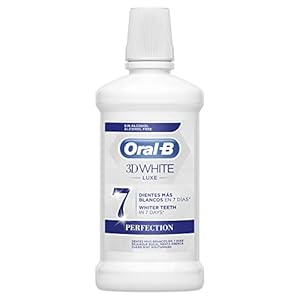 Oral-B 3D White Luxe Perfection Schone Muntsmaak Mondwater Alcoholvrij, 500 ml