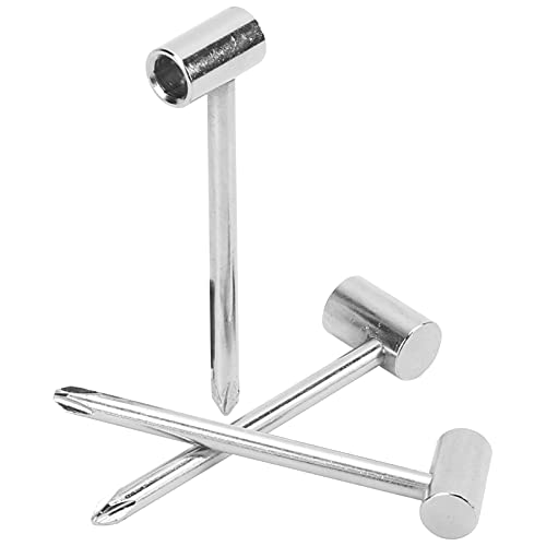 VGEBY Iron Guitar Neck Adjustment Wrench Tool Set, 3 Piece A