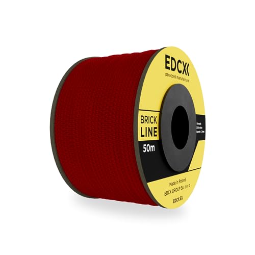 EdcX Mason's Cord ⌀1,7mm, (2) Red, 50 m