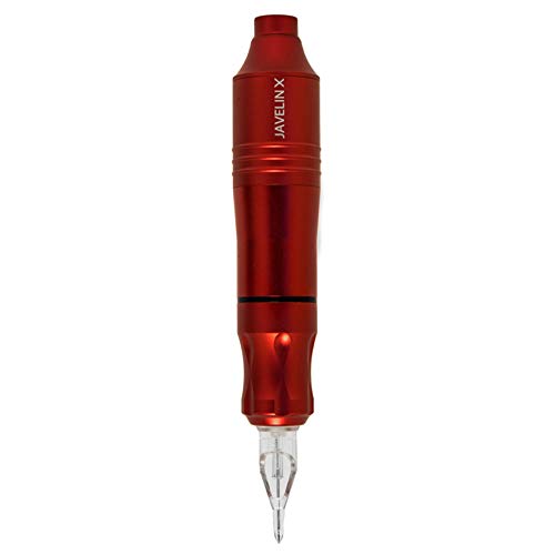 Javelin X Tattoo Pen & Permanent makeup Rotary Machine Cartridge Liner Shader (Templar Red) 
