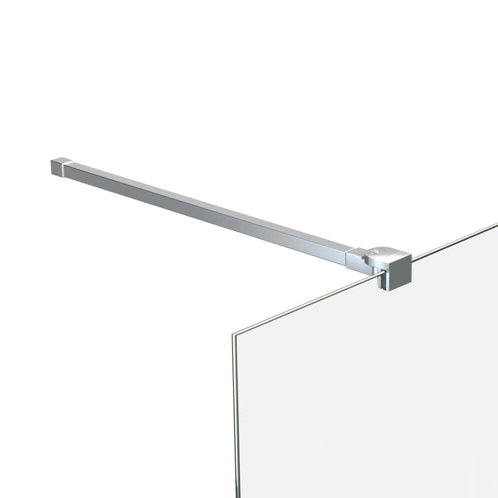 Tomostar Barre de Stabilisation Douche, Barre de Fixation Bras de Support pour Paroi de Douche Acier Inoxydable 70-120 cm