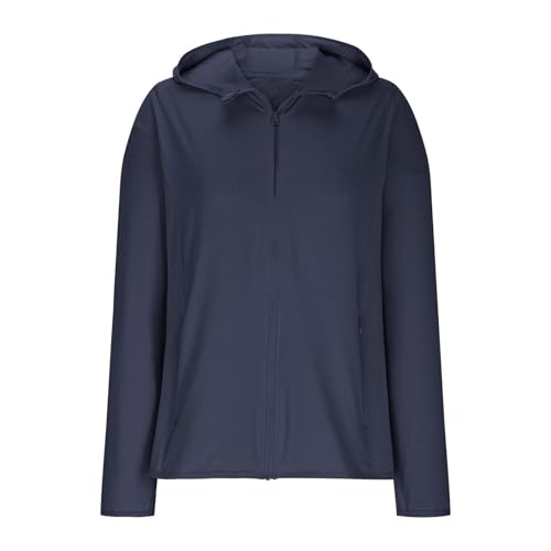 Sudadera con capucha con orificios los pulgares y cremallera completa transpirable 5