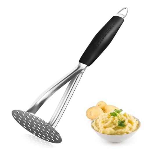 Joyoldelf Heavy Duty Stainless Steel Potato Masher