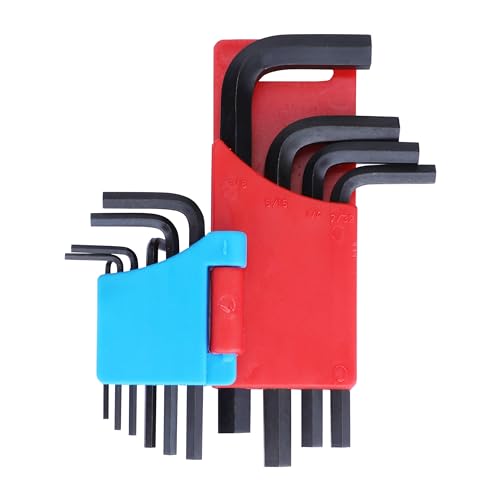 Taparia Khi-10V Steel Allen Key Set (Hex, Black Finish, Hanger Packing, Pack Of 10)