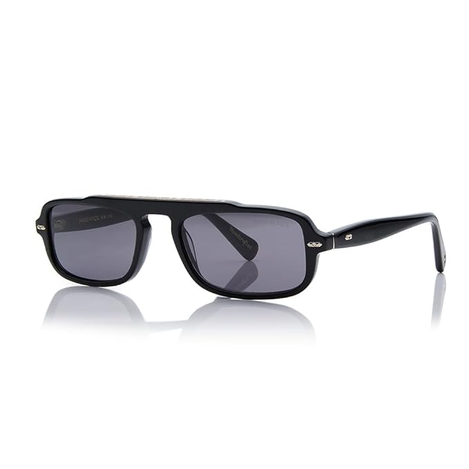 メガネ・老眼鏡 QuietFrames Silent Black Buy Shisen Fox Samurai Non-Polarized Stylish Sunglasses for Men