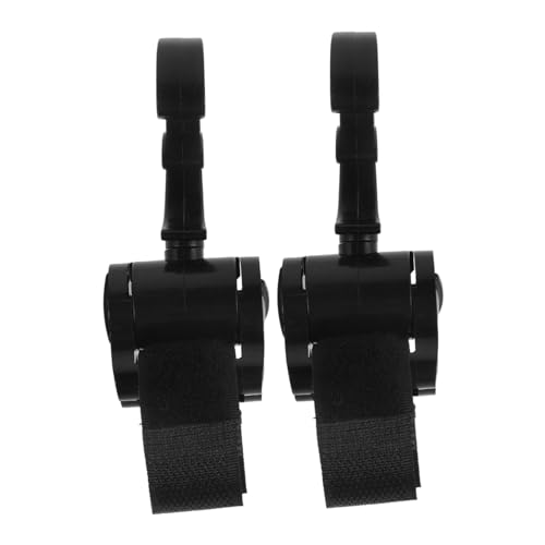 SHOWERORO Double Stroller Swivel Hooks Stroller Hanger Baby Car Hanging Hooks Multi-use for Mommy