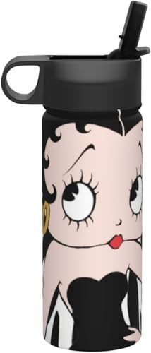 ベティちゃん ベティブープ (12) 水筒 真空断熱 保温 保冷 スポーツボトル 人気 ステンレスボトル スポーツ飲料対応 漏れない 直飲み530ml 男の子 女の子 おしゃれ プレゼント