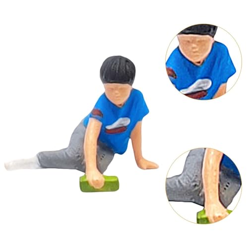 Figura Amagogo niño sentado 1:64 escala resina miniatura 2
