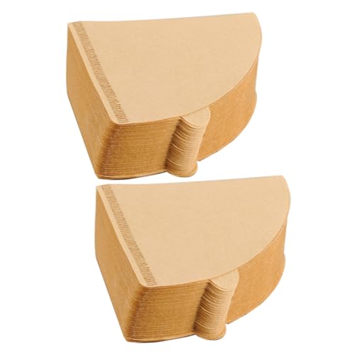 GLEAVI 200個 使い捨て可能な 錐形コーヒーフィルターペーパー 滑らかな紙質で 家用ドリップコーヒーメーカー対応 携帯に便利で