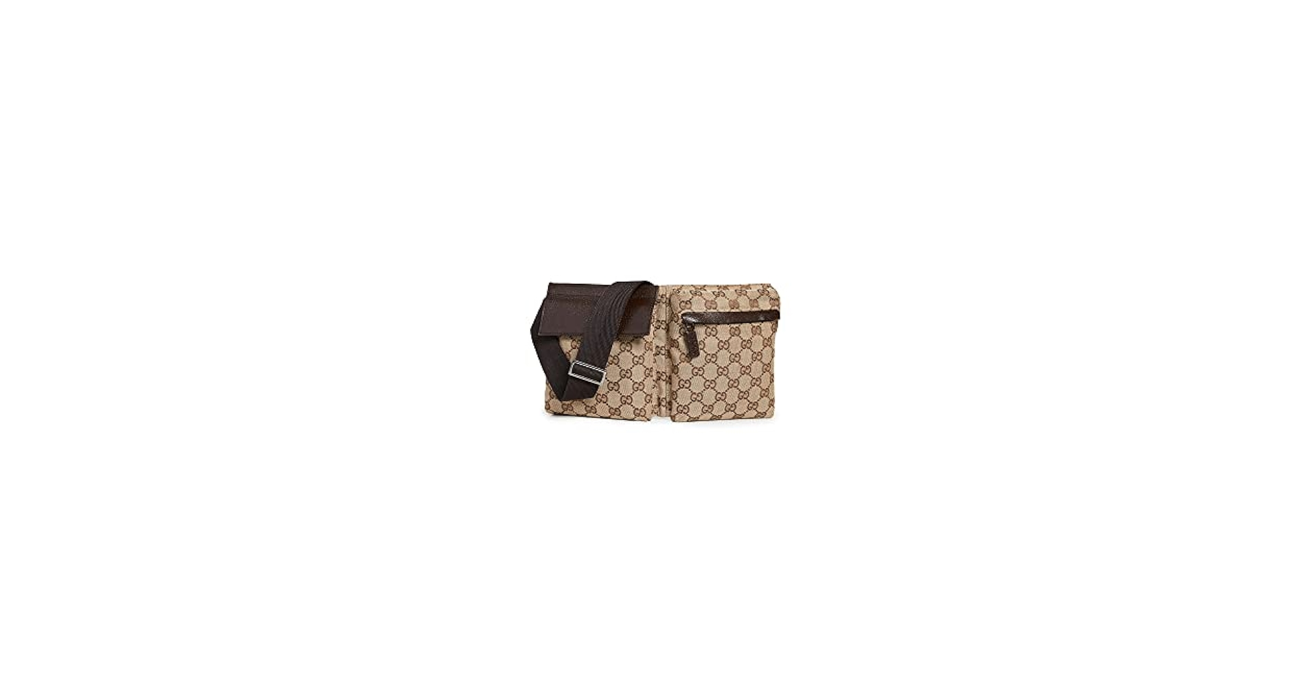 Amazon.com | Gucci Women's Pre-Loved Belt Bag, Gg Canvas