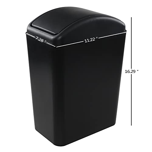 Begale caneca de basura con tapa abatible 4.5 gal miniatura 2