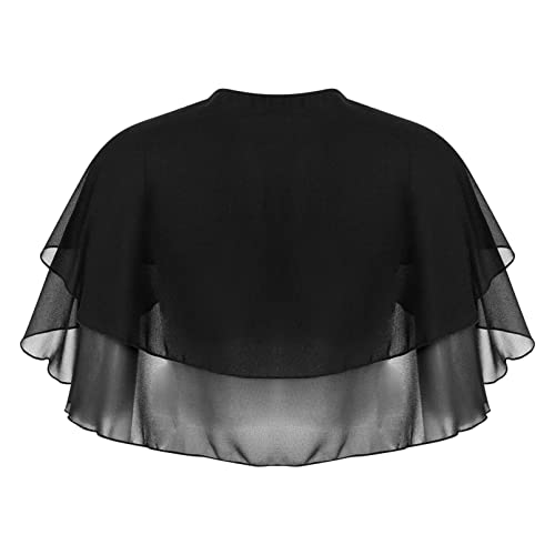 Women Shawls and Wraps for Evening Dress Chiffon Shawl Cape Wedding Guest Bridesmaid Capelets2