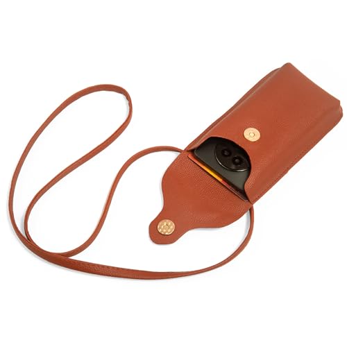 Image of SACCI MUCCI Cellosucci Phone Bag | Vegan Leather Mobile Crossbody Bag for Women | Adjustable Strap Compact Premium Design