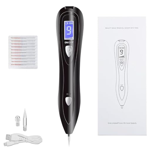 Image of Mole Removal Laser Pen, Plasma Pen, Portable Wart Remover for Skin Tag, Freckle and Spot Removal Mlticolour