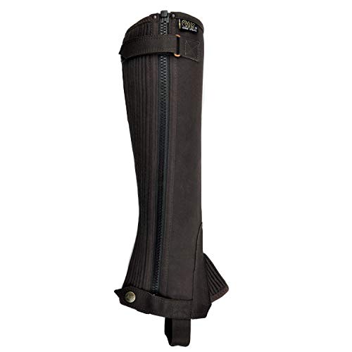 AK Reiten Halbchaps aus Mikro-Wildleder, waschbar, Braun, 3XL Cover