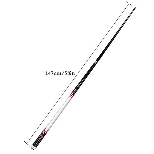 Taco de billar 58 pulgadas 19-20 oz tip 11.8 mm arce miniatura 3