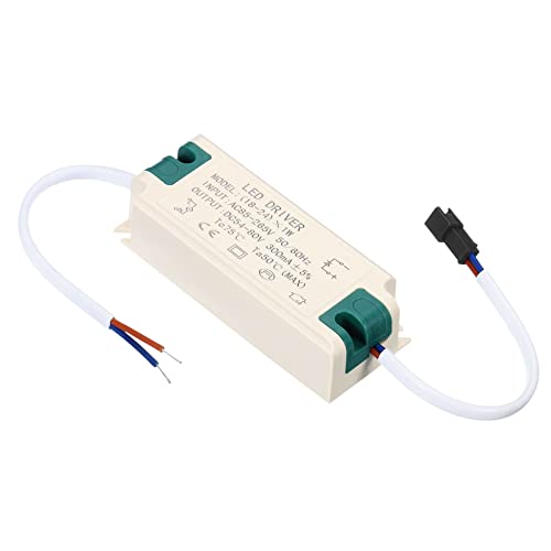 Tool parts 18-24W 300mA LED Driver AC 85-265V Output 54-80V DC Male Connector Transformer