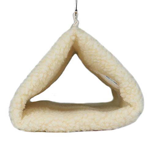 Pluche vogelnest voor papegaaien, warm, voor de winter, voor kleine en middelgrote papegaaien, golfpitten, zittafels… - Afbeelding 7