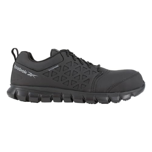 Reebok Work Men's Sublite Cushion Work - Eh - Comp Toe Black - 9 Medium