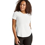Beyond Yoga Women's Featherweight On The Down Low Tee, Cloud White, X-Small