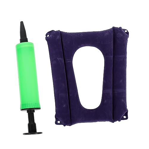 TOBBOMEY 1 Juego cojín para Silla de Ruedas pequeña Almohada de Viaje Silla Inflable Esterilla Hinchable colchonetas inflables Accesorios enfermeria Suministro de Ancianos cojín Inflable