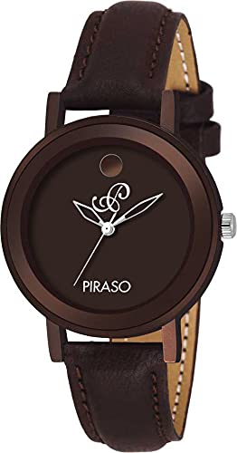 PIRASO Brown Dial and Brown Strap Watch for Women/Girls (B09GN644Q3) Amazon Price History, Amazon Price Tracker