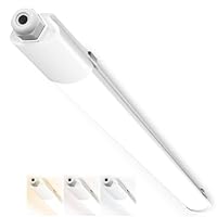 Peasur Feuchtraumleuchte LED 120CM, 3000K/4000K/6500K LED Deckenleuchte Röhre 36W 3960LM Leiste Flach, IP65 Wasserfest Lampe Lichtleiste für Werkstattlampe Kellerlampe Leuchtstoffröhre