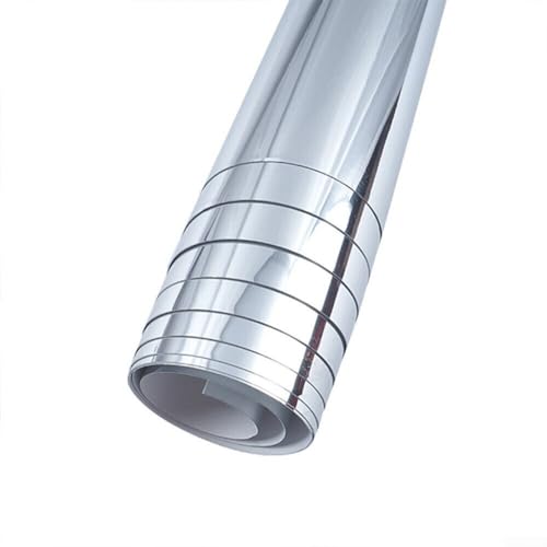 YUANGANG Autocollant mural pour miroir - Film adhésif - Décoration de salle de bain - Autocollants muraux amovibles (50 x 50 cm)