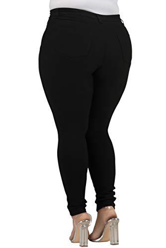 LOVER BRAND FASHION High Waisted Women Petite-Plus Size (1XL-4XL) Stretch Colored Jeans Pants