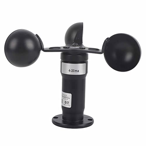 4-20mA Pulse Output Aluminum Alloy Wind Speed Sensor Anemometer Wind Speed, Multifunctional Accessory for Home Use