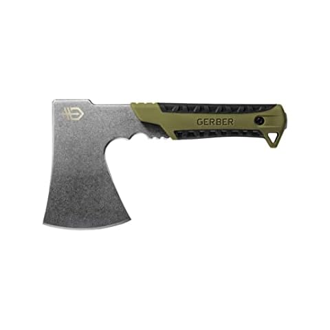 Gerber 30-001598 Hacha de Acero Inoxidable con Mango de Goma Cover