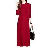 Stilvolles Strickkleid-Design: Elegante Langarm-, V-Ausschnitt-, Mock-Neck- oder Pulloverkleider mit hohem Kragen; schmeichelhafte schmale Passform oder lockere Passform für Damen; ideal für den täglichen Gebrauch, formelle Büro-Outfits oder festliche Veranstaltungen.