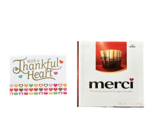 Merci European Chocolates 7oz 200g 16 Chocolates