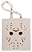 Eishockey Maske Einkaufstasche Tote Beige Shopping Bag
