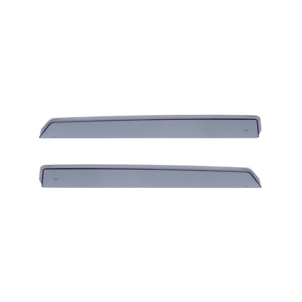 DGA Wind Deflectors (Rear) compatible with Peugeot 3008 II 2016-2024 (2-pieces), Grey