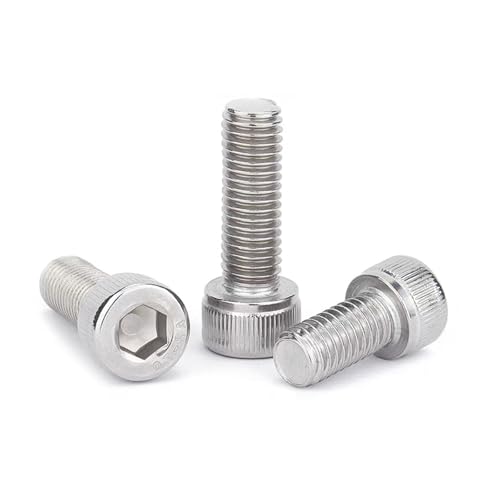 Vis hexagonale interne gauche M12 x 16mm de qualité supérieure en inox 304