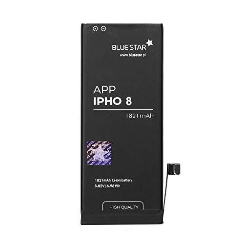 Blue Star Premium HQ - Batería de Li-Pol litio 1821 mAh de Capacidad Carga Rapida 2.0 Compatible con iPhone 8 - Larga Duración